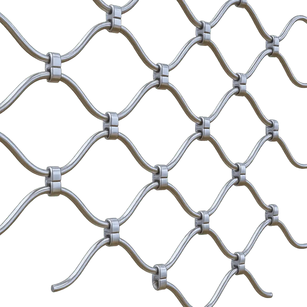 Grille métallique cobra ondulée - Protection robuste à test - drm