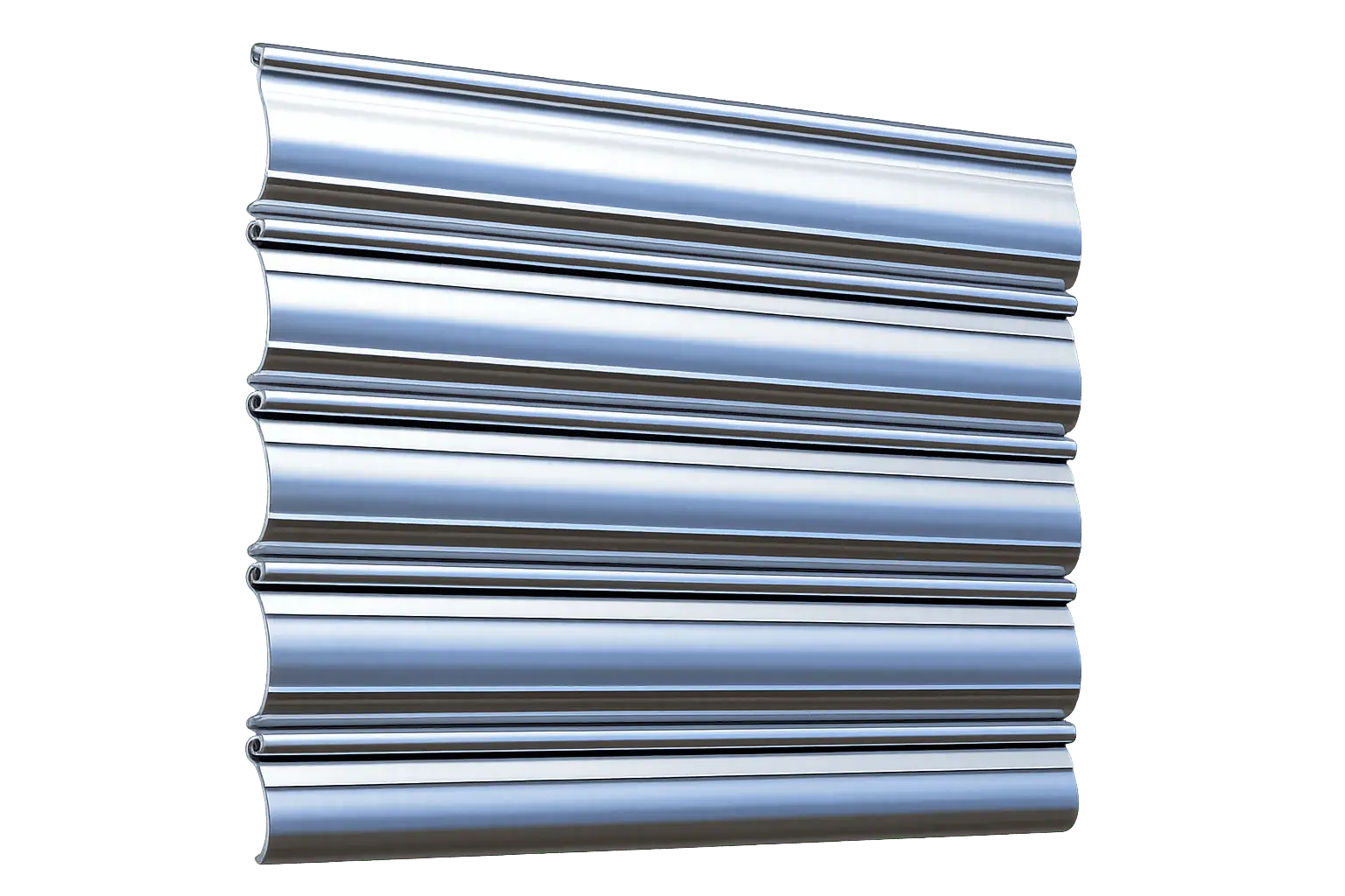 Rideau métallique lames pleines opaques - Sécurité maximale à test - drm