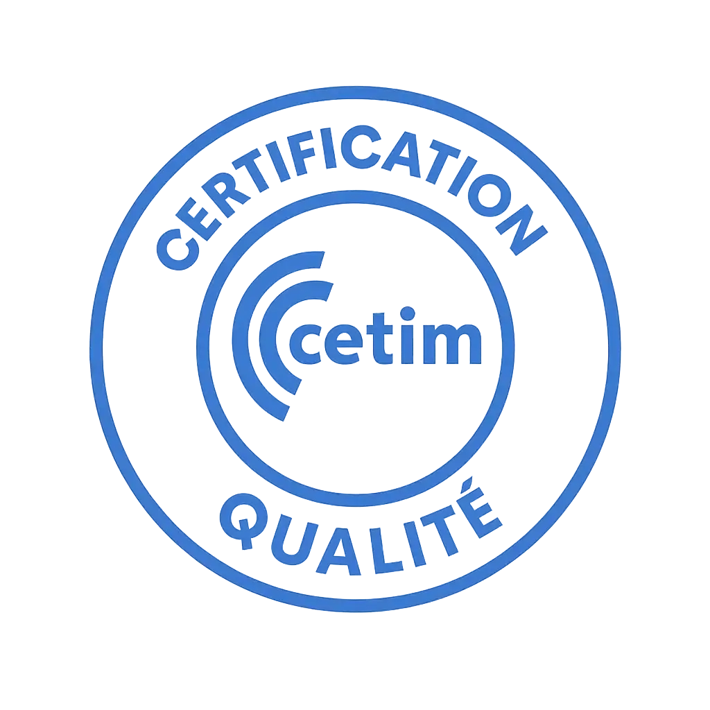 Certification qualité Getim - Dépannage rideau métallique test - drm