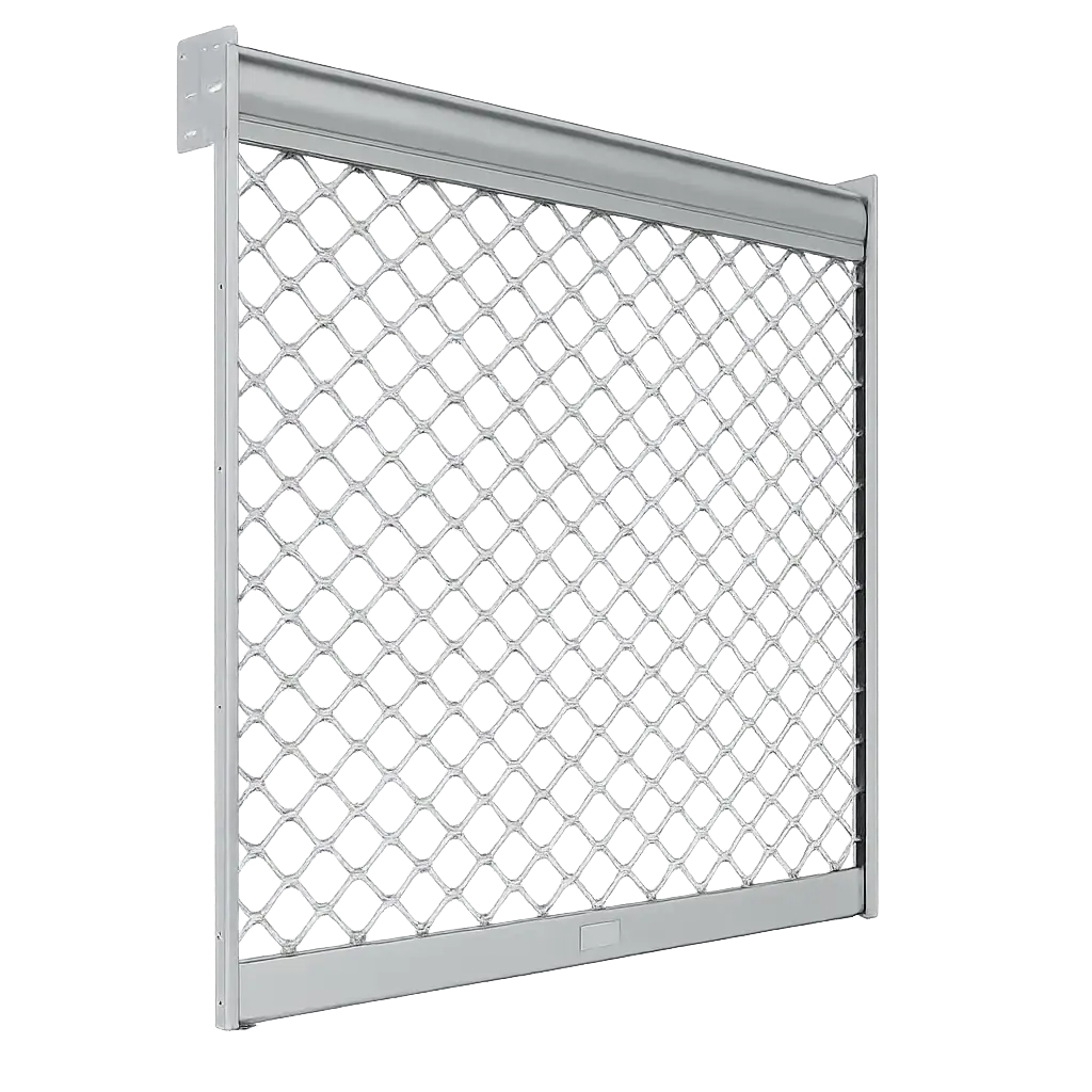 Grille métallique articulée lames cobras - Dépannage rideau métallique à test - drm